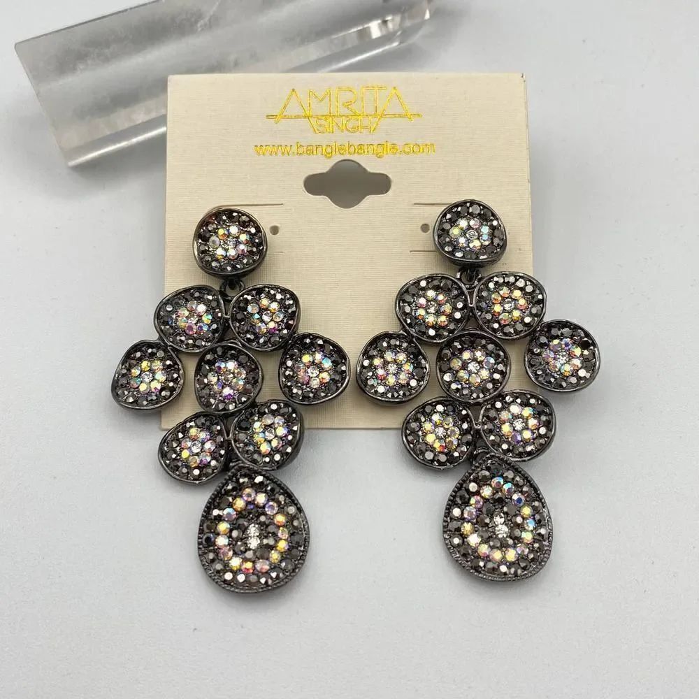 Amrita Singh Austrian Crystal Statement Earrings
